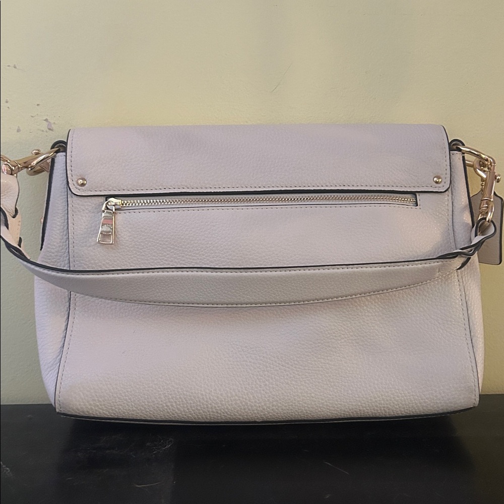 COACH Tabby 26 Signature Logo Coated Canvas Shoulder Bag - Picture 12 of 15